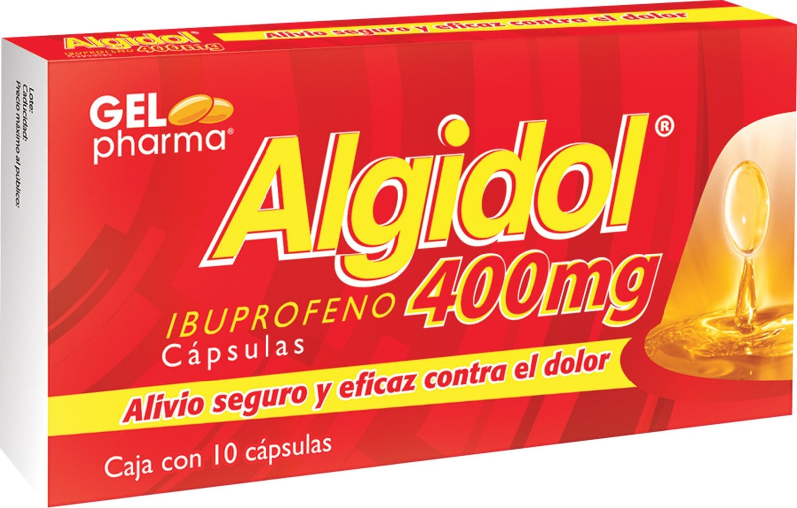 Algidol 400Mg C/10 Cap