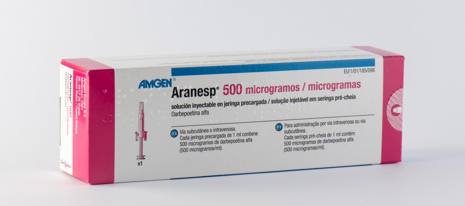 Aranesp 500 mg  Darbepoetina Sol. Iny.