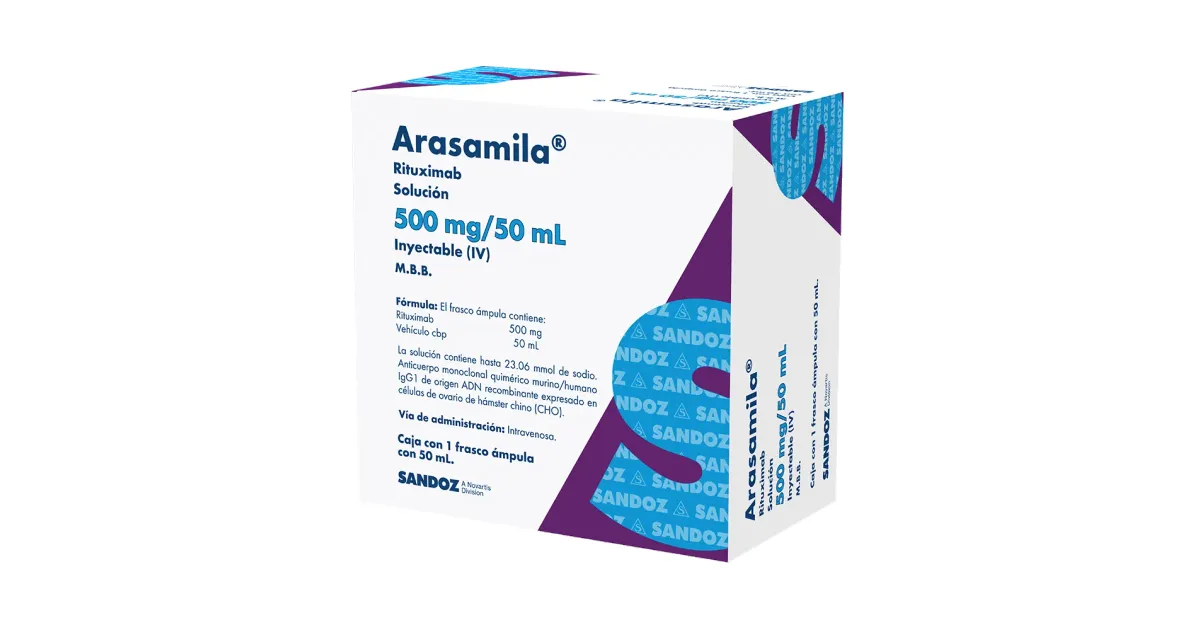Arasamila500/50Mg C/1 FCO. Rituximab Amp