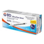BD Ultra-Fine 6mm 0.5mL C/10 Pzas.