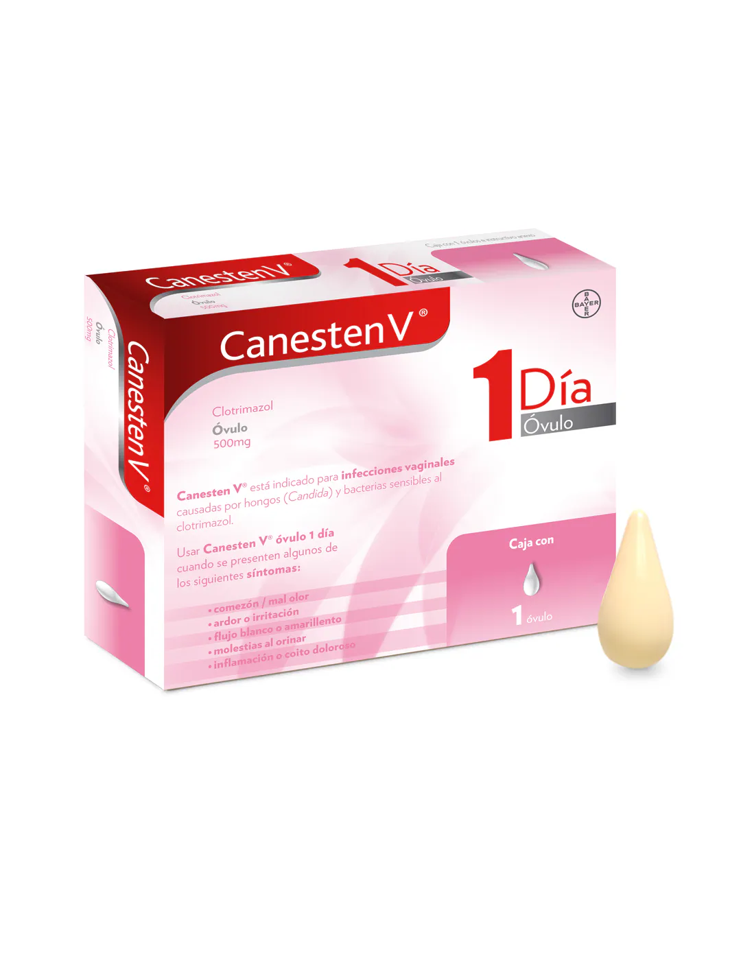 Canasten-V 1 Dia 500Mg OV