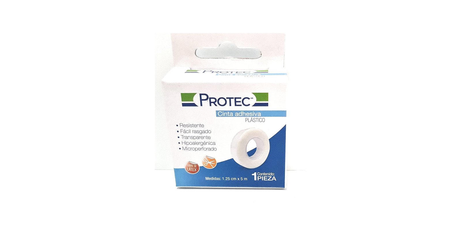 Cinta Adhesiva Protec Plastico 1.25*5M