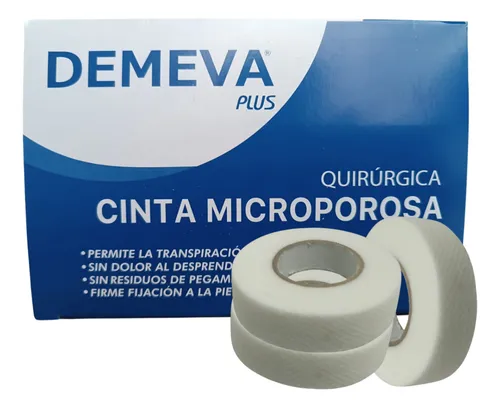 Cinta Microporosa Blanca 1.25 cm x 10 m