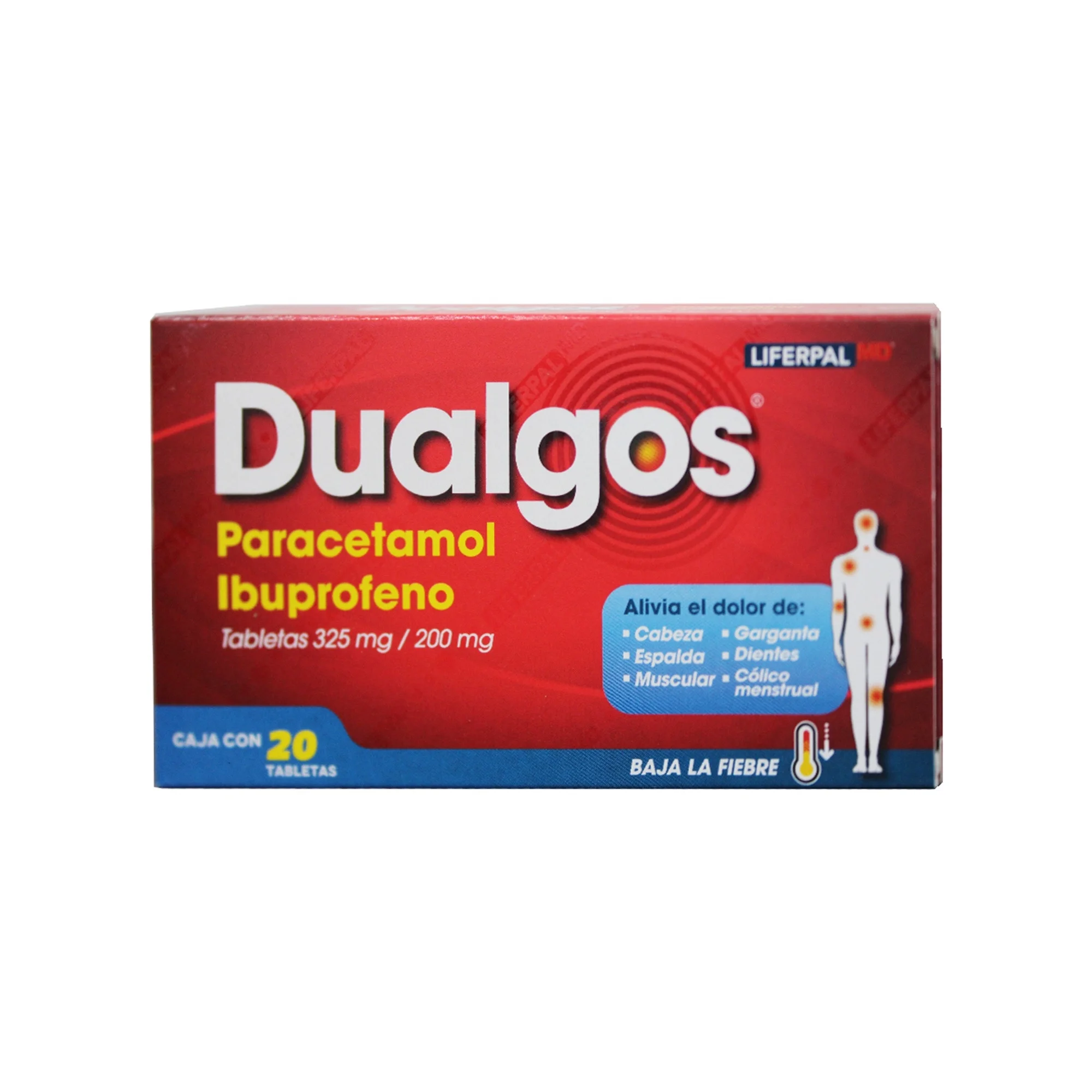 Dualgos 325/200Mg C/20 Tab