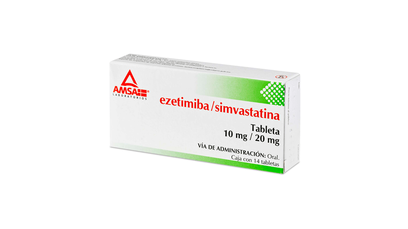 Ezetimiba/Simvastatina 10/20Mg A C/14 Tab. (Amsa)