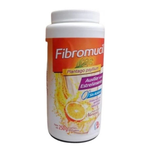 FIbromucil  250Grs. Polvo sabor Naranja