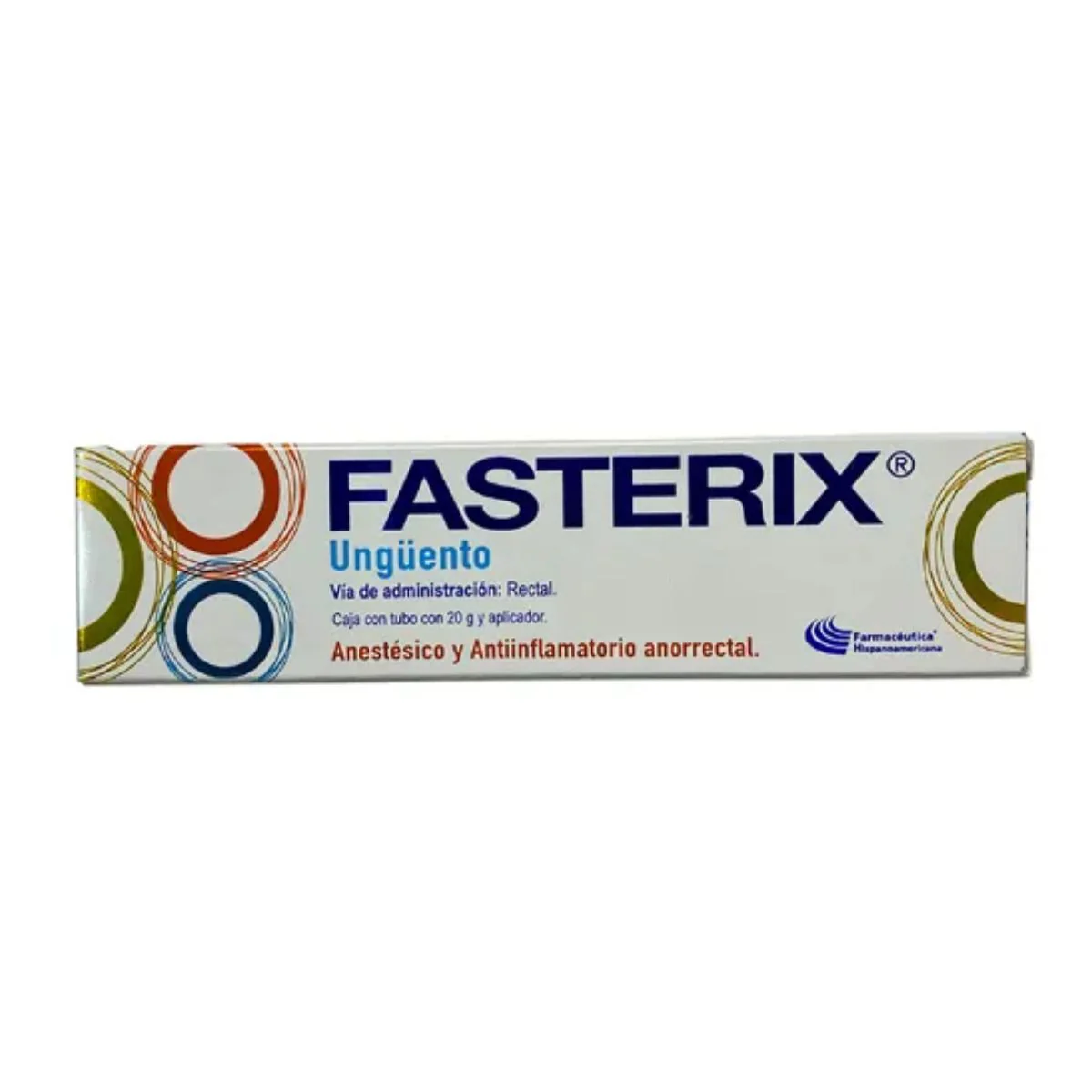 Fasterix Unguento Rectal 5/0.25/3.5/18 20Grs.