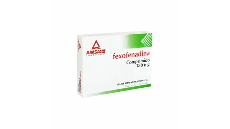Fexofenadina 180Mg C/10 Comp. (Amsa)