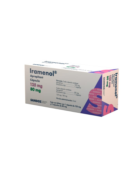Iramenol 125/80mg Aprepitant Tabletas