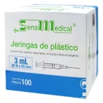 Jeringa  Azul 3mL 23g X 25mm C/5 Pzas  Sensimedical