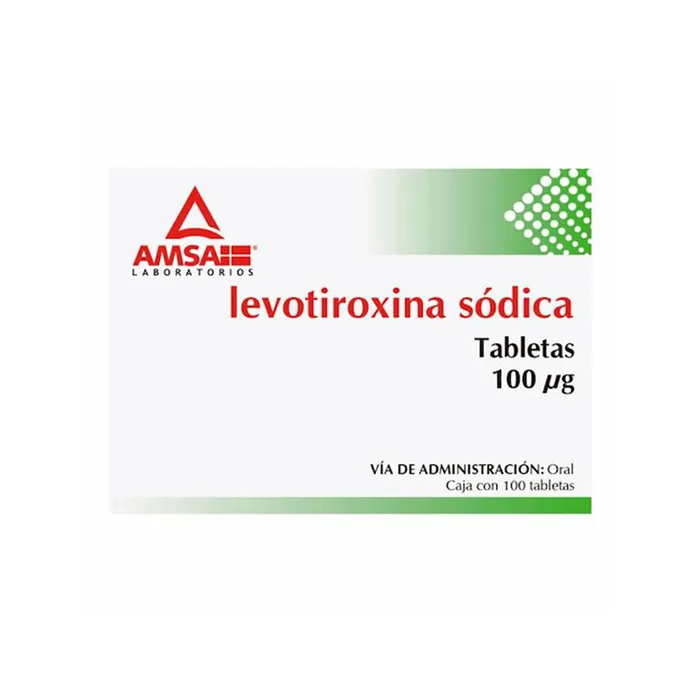 Levotiroxina Sodica 100 Mcg C/100 Tab. (Amsa)
