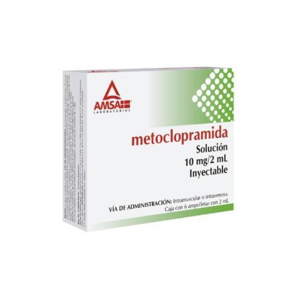 Metoclopramida Sol 10Mg/2mL C/6 Amp.  (AMSA)