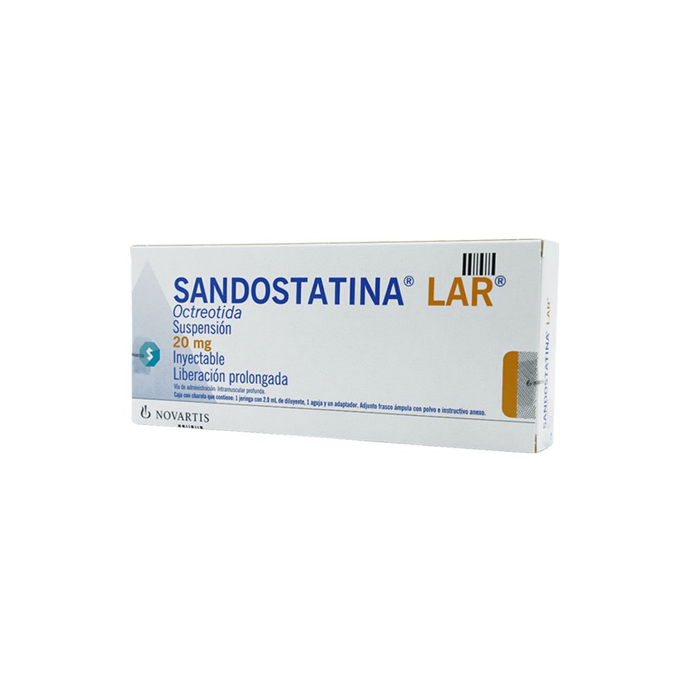 Sandostanina Lar 20mg Octreotida Sol. Iny.