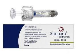 Simponi 50Mg/0.5mL Goliumab Amp