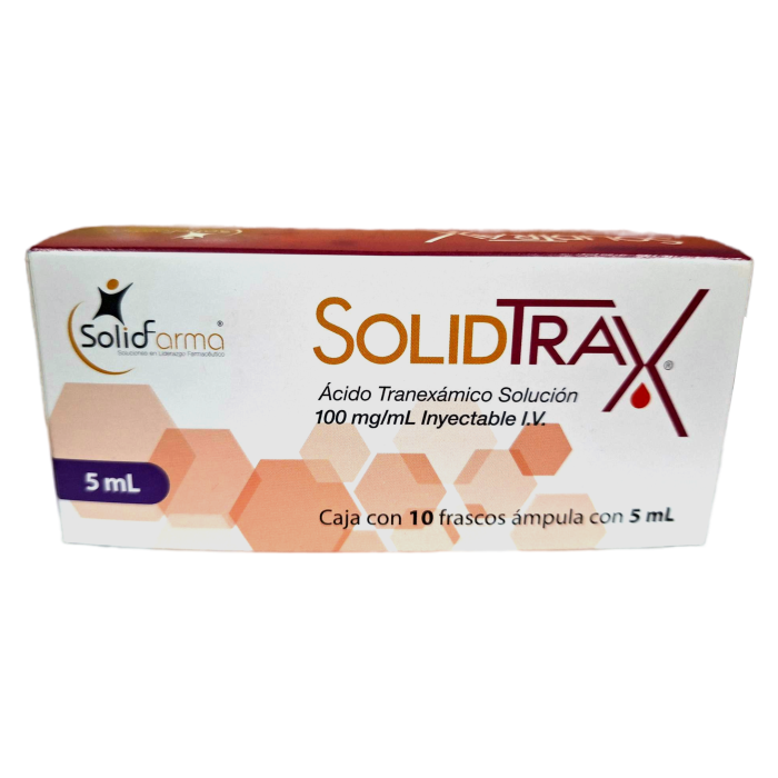 SolidTrax 100Mg c/10 Fcos Amp.