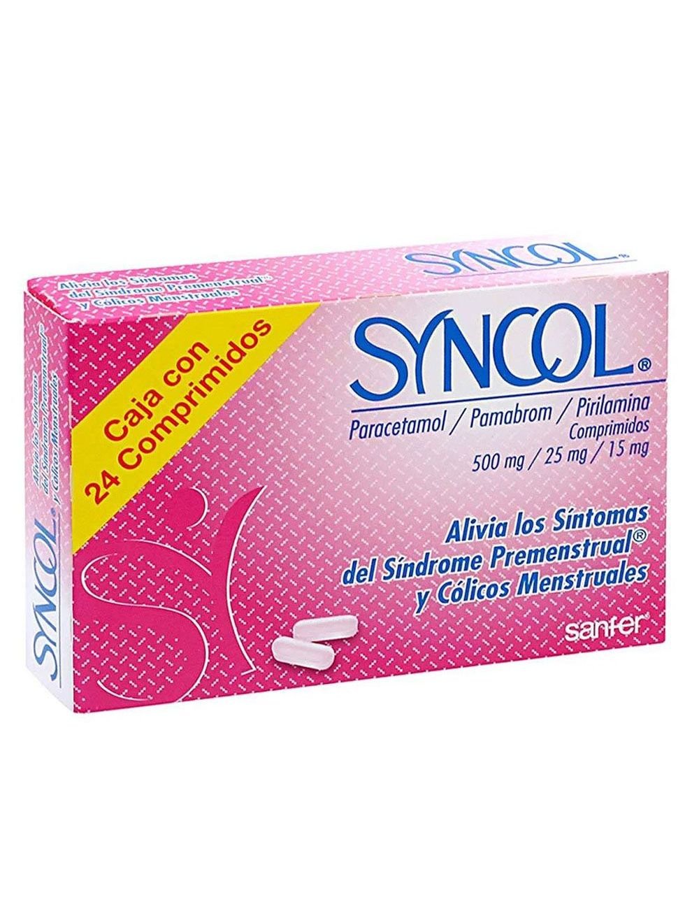 Syncol 500Mg/25Mg/15Mg C/24 COM.