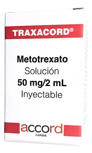 Traxacord Metotrexato Ampolleta 50mg/2ml Sol. Inyectable