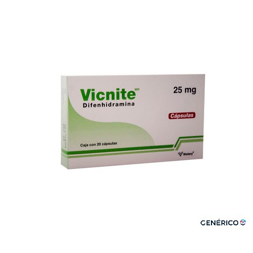 Vicnite  25Mg c/20 Cap.