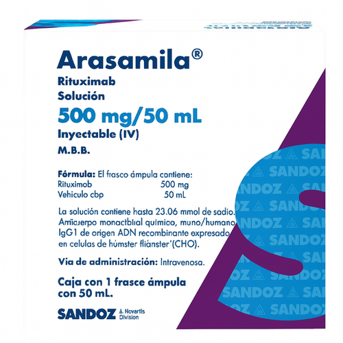 Arasamila 500mg/50 mL Ritoximab Sol. Iny. C/2