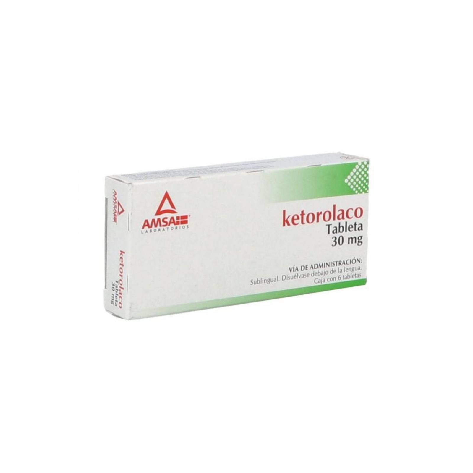 Ketorolaco 30Mg C/6 Tab Sublinguales