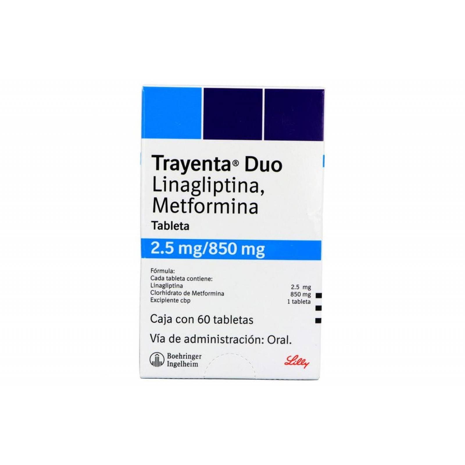 Trayenta Duo 2.5Mg/850Mg C/60 Tab